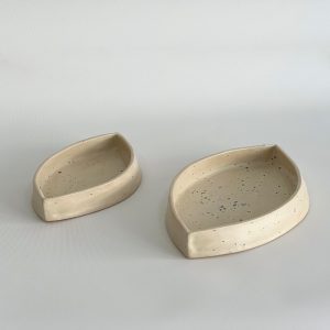 İkili Yaprak Servis Tabağı